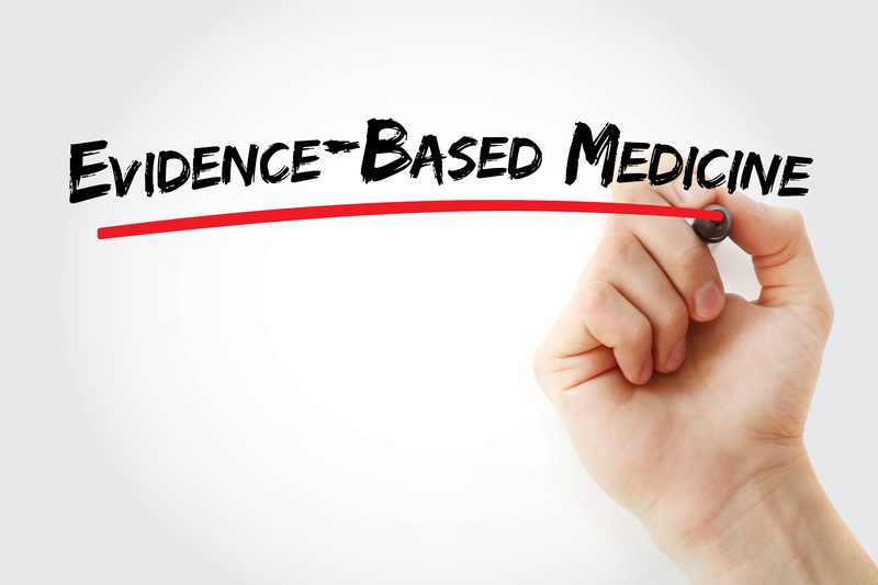 Text stating evidence based medicine